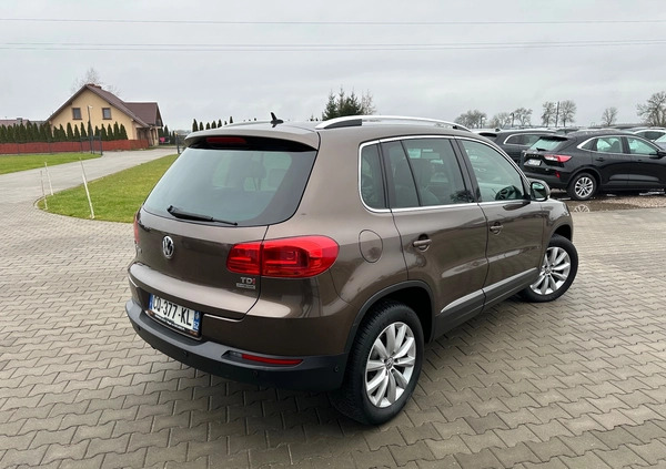 Volkswagen Tiguan cena 52900 przebieg: 184000, rok produkcji 2013 z Zawiercie małe 596